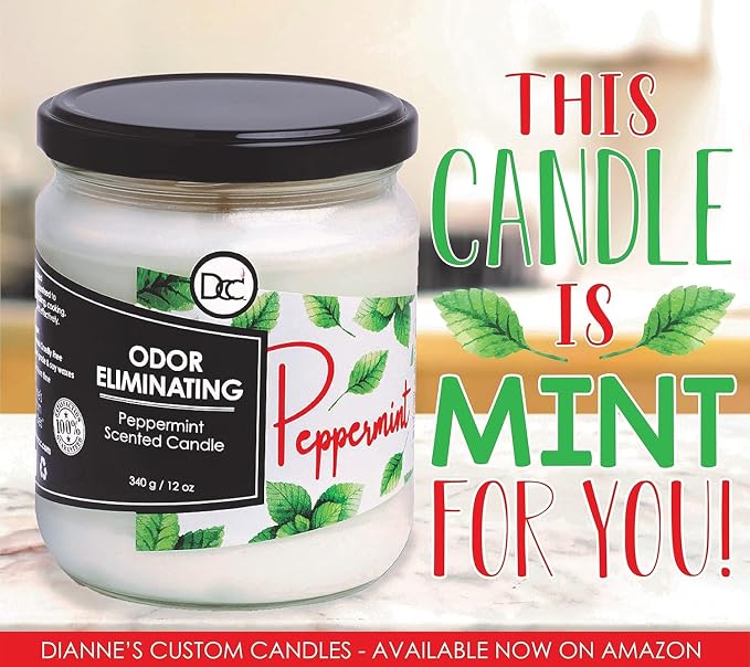 Peppermint Two Pack Odor Eliminating Highly Fragranced Candle - Image 8