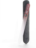 GERMANIKURE Glass Nail File in Suede Sleeve by GERMANIKURE