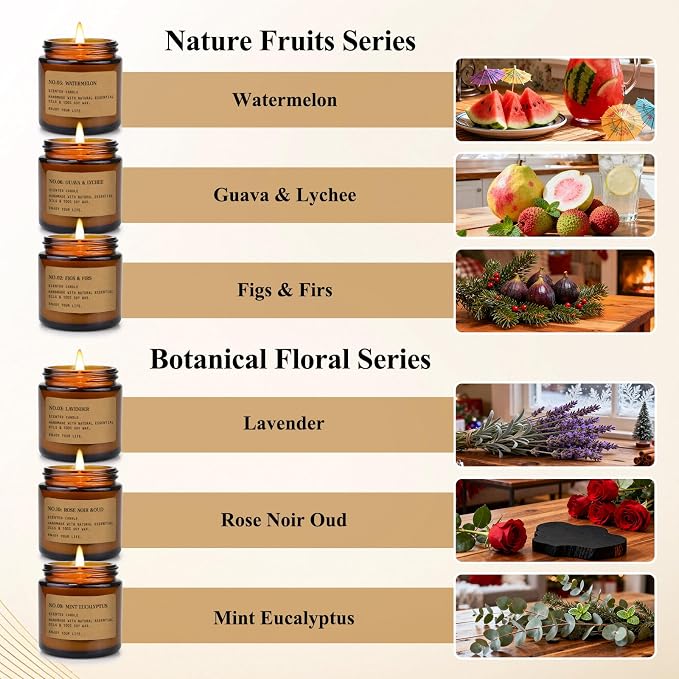 Scented Candles for Home, 12 Pack Aromatherapy Candles for Home Scented - Image 3