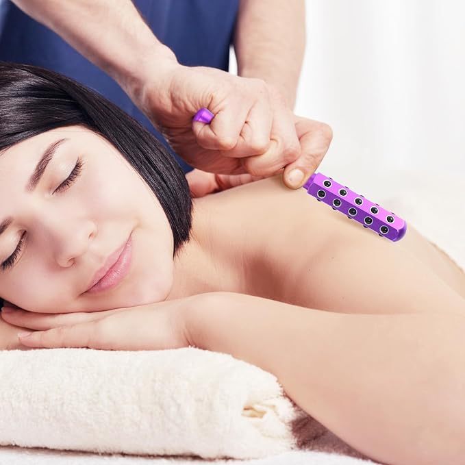 Up Lifting Massaging Beauty Roller Radiance Roller 30 Germanium Stone Face - Image 4