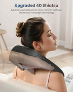 COMFIER 4D Neck Massager for Pain Relief Deep Tissue, Hands-Free Massager for - Image 3