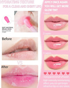 Hydrating Plumping Lip Glow Oil, Shine Tinted Lip Gloss, Glow Reviver Lip Oil - Image 4