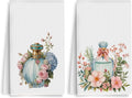 2PCS Perfume Bottle Floral Gifts by Unknown
