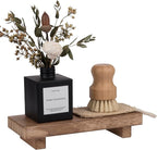 zoocatia Small Wood Tray Pedestal Stand Farmhouse Bathroom Decor Decorative - Image 7