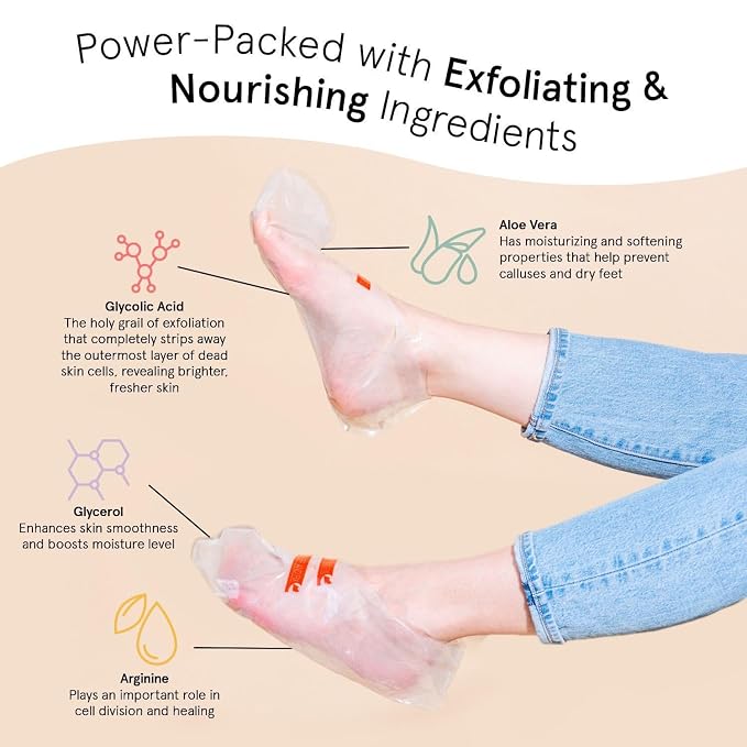 grace & stella Award-Winning Foot Peel Mask - Image 4