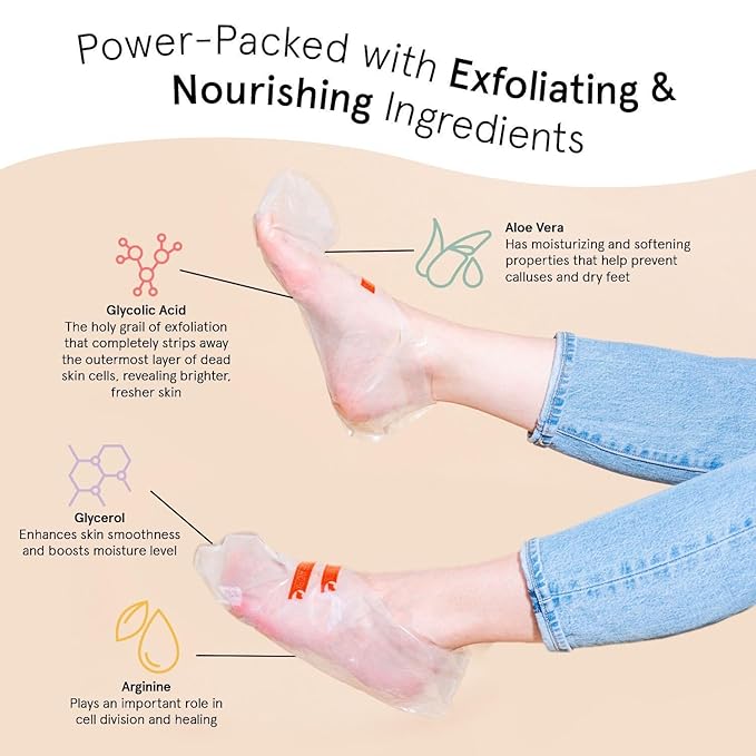 grace & stella Award-Winning Foot Peel Mask - Image 4