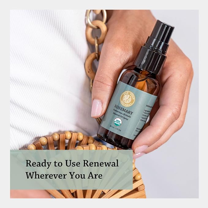Silk Road Organic Rosemary Essential Oil & Jojoba Spray - Image 7
