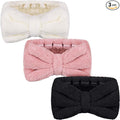 3 Pieces Wash Face Headband Makeup Spa Headband Towel Terry Hair Bands by Hicarer