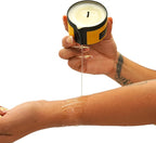 Tropical Scent Massage Oil Candle – Vegan Full Body Massage Therapy & Home SPA - Image 2