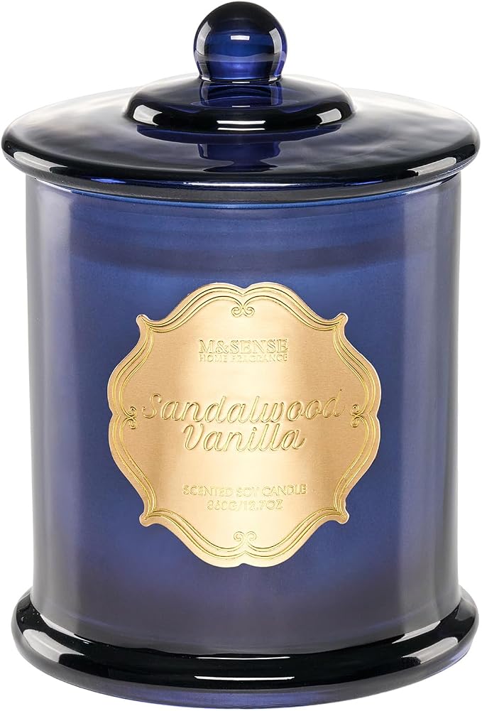 M&SENSE Sandalwood Vanilla Soy Candle by MSENSE