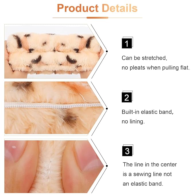 VELSCRUN 6 Pack Spa Headband, Makeup Headband, Face Wash Headbands, Skincare - Image 5