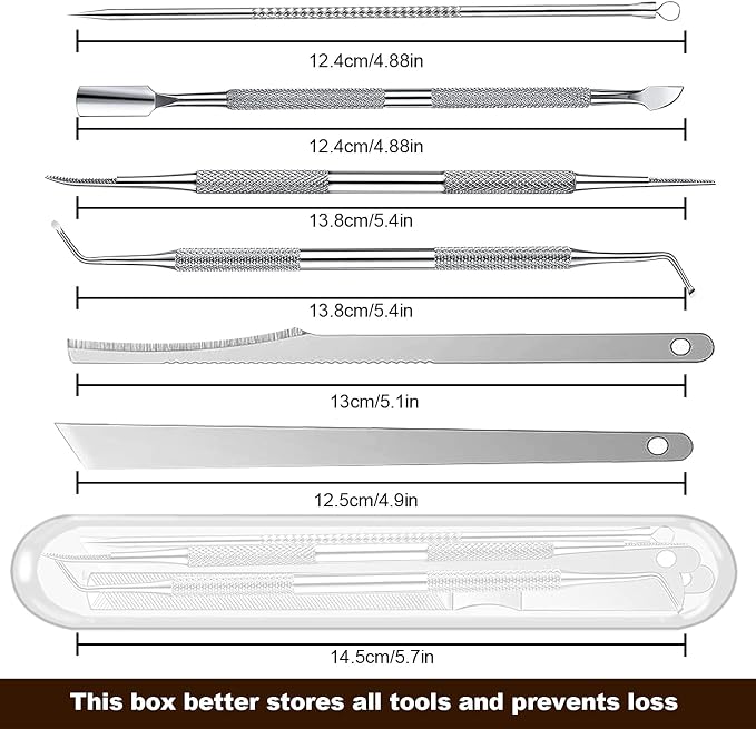 Ingrown Toenail Pedicure Tool Kit 7pcs Nail Manicure Kit Stainless Steel Nail - Image 2