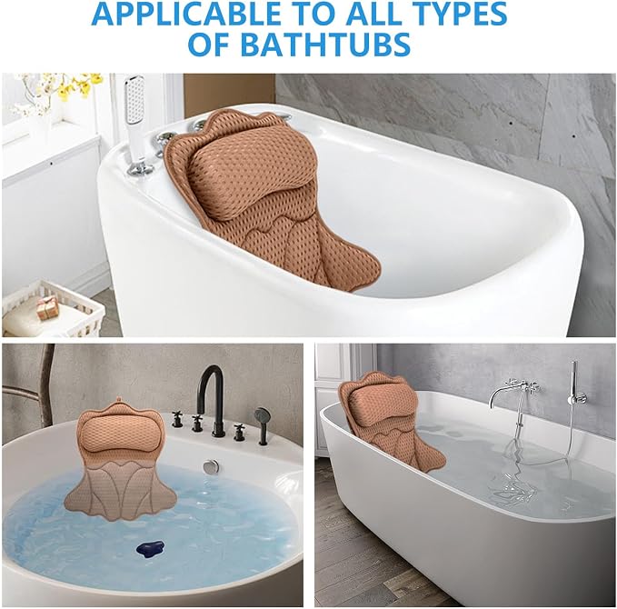 REEZEIVI Bath Pillows for Tub, Bath Pillow - Image 7