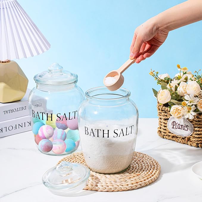 SiliFine 2 Sets 74 oz Bath Salt Container - Image 4