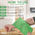 Modu Korean Exfoliating Mitts Large 10PCS – Exfoliating Gloves Body Scrubber - Image 3