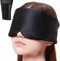 Nature Silk Sleeping Mask Soft Featherweight Eye Mask Large Wrap-Around by SOLZEK