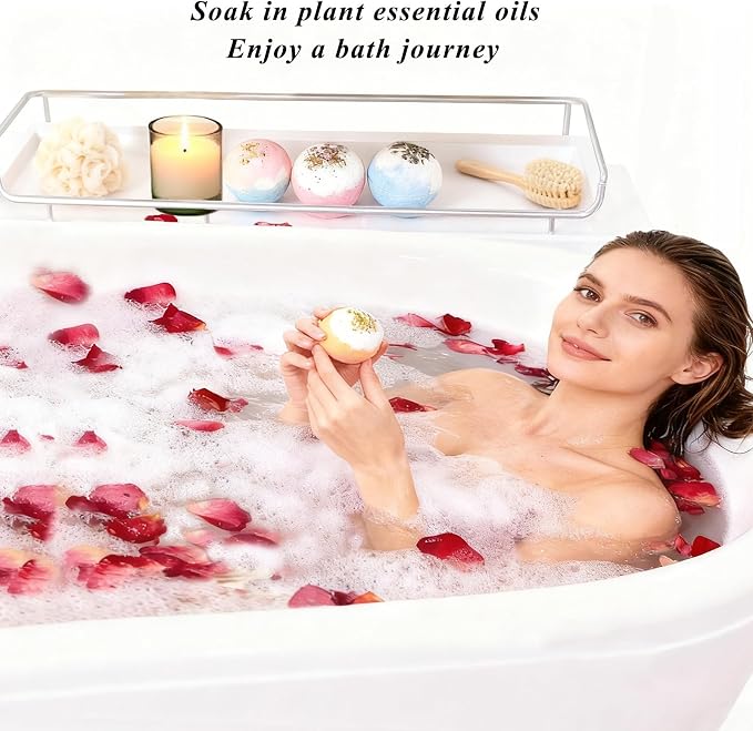 Bath Bombs Gift Set, 100g Natural Plant Essential Oil Aromatherapy Steaming - Image 6