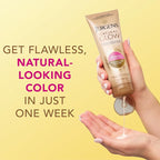 Jergens Natural Glow Self Tanner Body Lotion, Daily Sunless Tanning, Medium to - Image 6