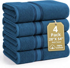 LANE LINEN 100% Cotton 4 Pack Bath Towels Set by LaneLinen
