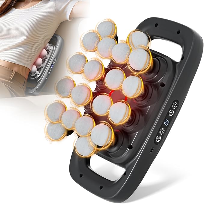20-Head Massage Gun, 30 Intensity Levels 3 Modes, Deep Tissue Massager by Shineforu