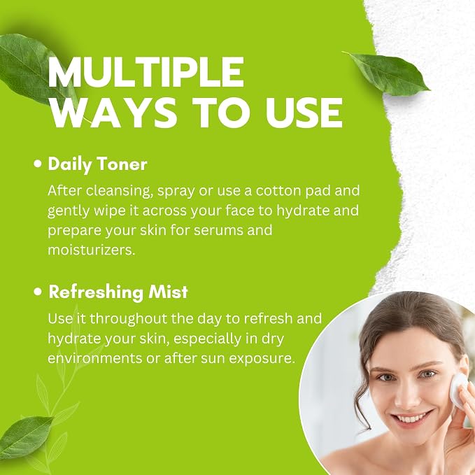Green Tea Matcha Facial Toner Mist - Image 5