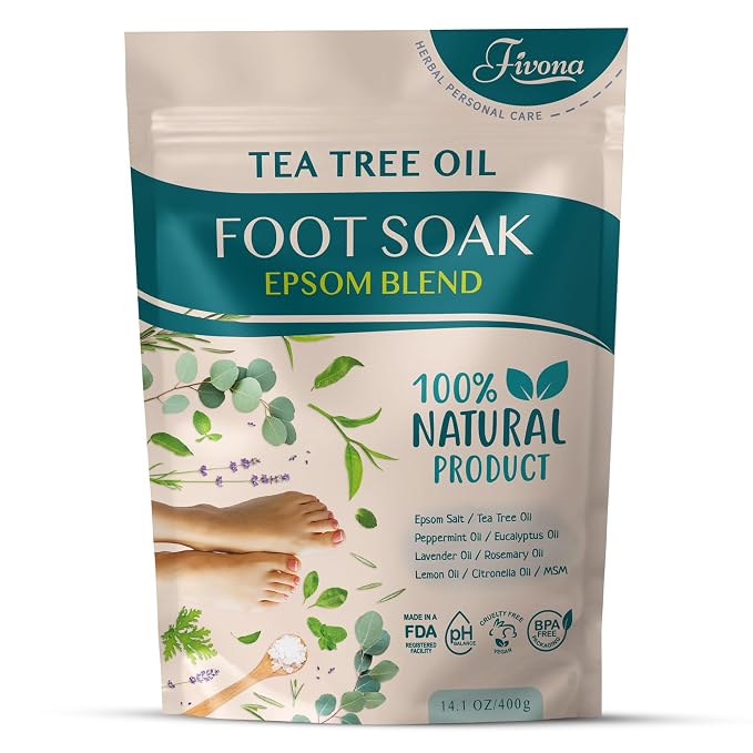 Fivona Tea Tree Foot Soak Blend 14.1 oz by Fivona