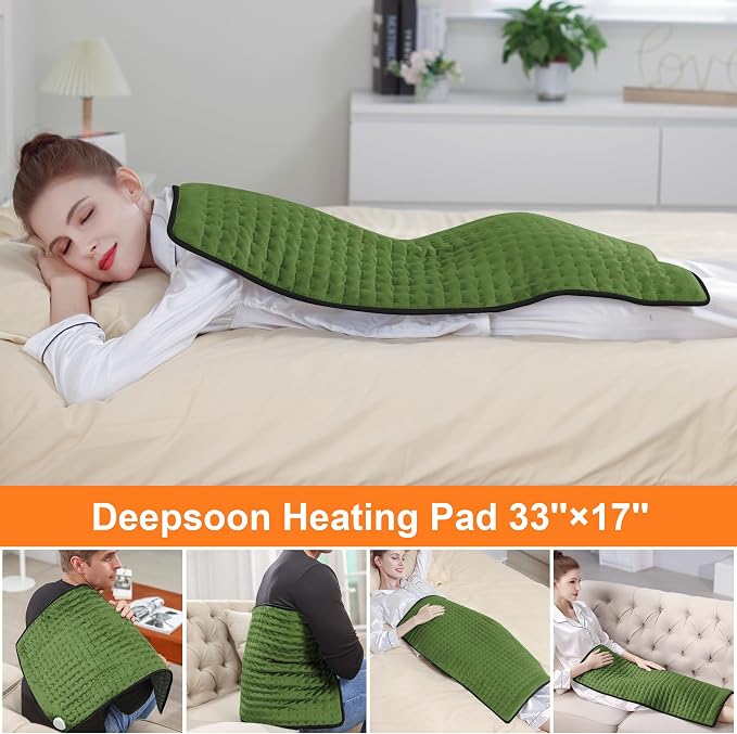 Deepsoon Heating Pad, Electric Heating Pads - Image 2