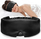 LitBear Silk Sleep Mask for Women Men, Adjustable 100% Mulberry Silk Sleep Eye by LitBear