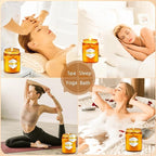 6 Pack Amber Glass Scented Candles - Image 5