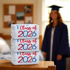 MASHAN Class of 2026 Graduation Hand Towels 3 Pack, 100% Cotton Soft Absorbent - Image 6