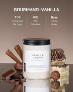 M&SENSE Large Vanilla Scented Candles - Image 2