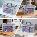 HEY FOLY 15qt Blue Medicine Organizer Storage Box - Image 6