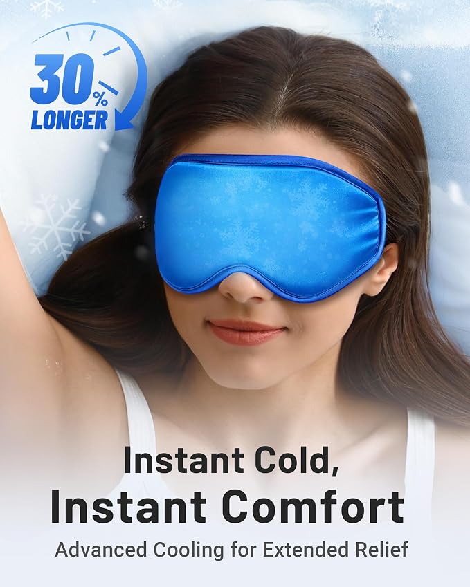 Cooling Eye Mask for Puffy Eyes: Fsa Eligible Items Hsa, Face Ice Eye Pack for - Image 3