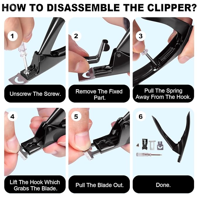 Black Premium Adjustable Nail Clippers - Image 6