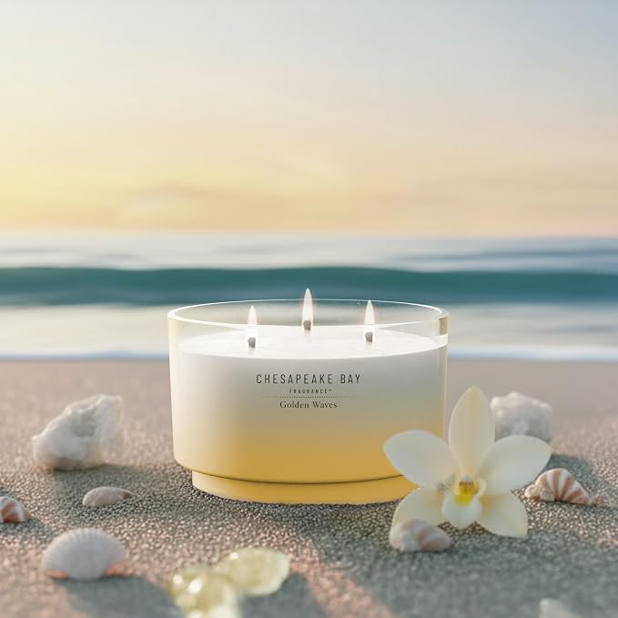 Chesapeake Bay, 14.5oz Golden Waves Scented Candle, Mood Evoking Fragrance - Image 2