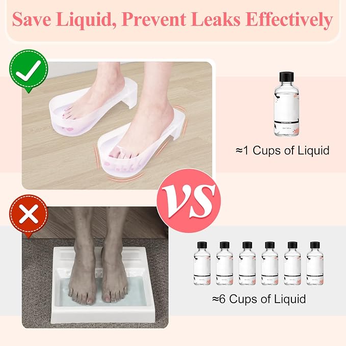 LIONVISON Acetone Nail Soaking Bowl: Toe Soak Off Bowl Manicure Soak Bowl Set - Image 4