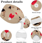 Ethnic Aztec Pattern Adjustable Scrub Cap Hat - Image 3