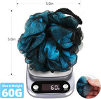 Chuya 60g Bath Loofahs Sponges, Shower Sponge Loofah Body Scrubber Balls - Image 2