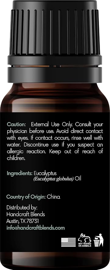 Handcraft Blends Eucalyptus Essential Oil – 0.33 Fl Oz – 100% Pure and Natural - Image 2