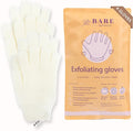 Bare Botanics 4 Pack White Exfoliating Shower Gloves by BareBotanics