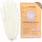 Bare Botanics 4 Pack White Exfoliating Shower Gloves by BareBotanics