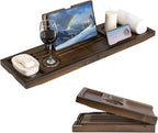 FLYJOE Wood Bathtub Tray Table by FLYJOE