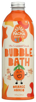 PACHA SOAP Kids Orange Mango Bubble Bath, 16 FZ by PachaSoapCo