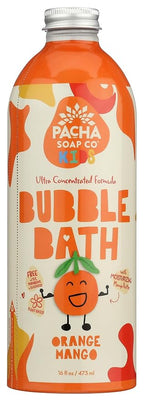 PACHA SOAP Kids Orange Mango Bubble Bath, 16 FZ by PachaSoapCo
