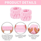 6Pcs Spa Set, Terry Cloth Headbands & Wrist Washbands - Image 6