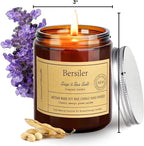 Aromatherapy Candles, Scented Candles, 7 OZ Sage Sea Salt Candles, Stress - Image 7