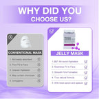 Jelly Mask for Facials Professional, Hydrating & Moisturizing Peel-Off Natural - Image 6