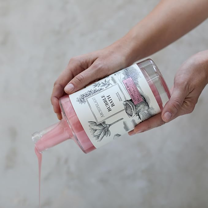 Archipelago Botanicals Luxury Charcoal Rose Bubble Bath, Moisturizing and - Image 4
