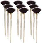 9 Pieces Facial Fan Mask Brushes, Soft Facial Applicator Brushes Tools - Image 7