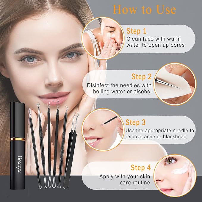 Boxoyx Pimple Popper Tool Kit - Image 7